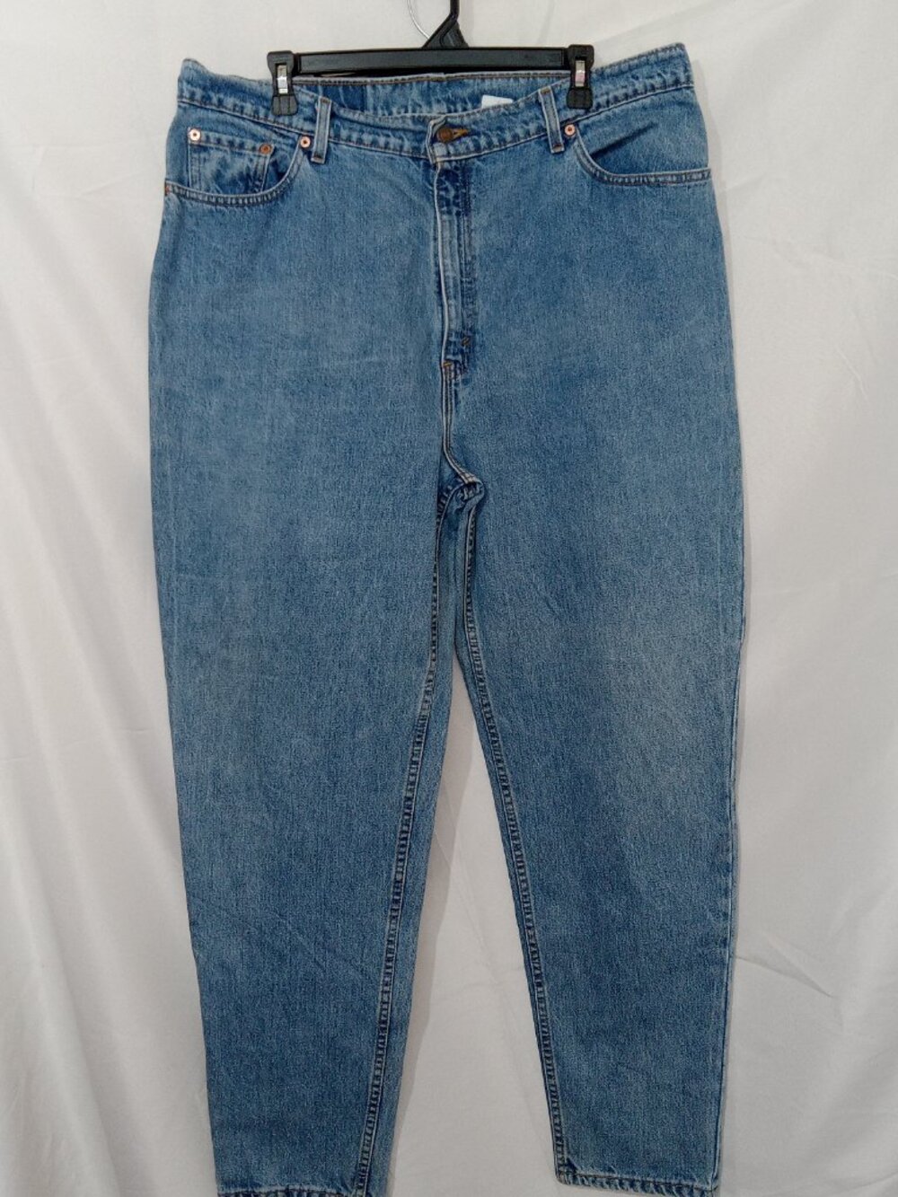 Vintage 90s Levi’s Mom Jeans USA Made High Rise Tapered Med Wash Two Pair Sz 20 - Picture 9 of 16